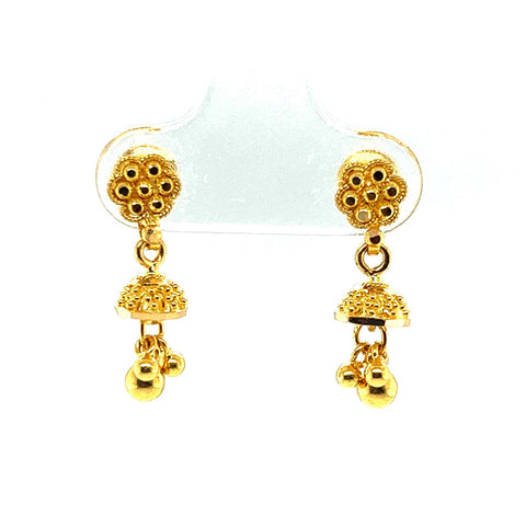 Amazon.com: Hoops 22K 24K THAI BAHT YELLOW GOLD PLATED EARRINGS JEWELRY:  Clothing, Shoes & Jewelry